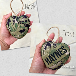 Military Personalized Ornament