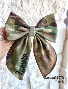 Embroidered Fable Military Bow