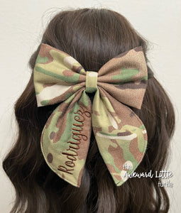 Embroidered Fable Military Bow