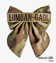 Load image into Gallery viewer, Name Tape Embroidered Fable Military Bow