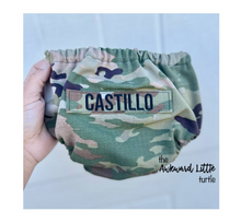 Load image into Gallery viewer, Personalized Military Diaper Cover