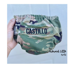 Personalized Military Diaper Cover